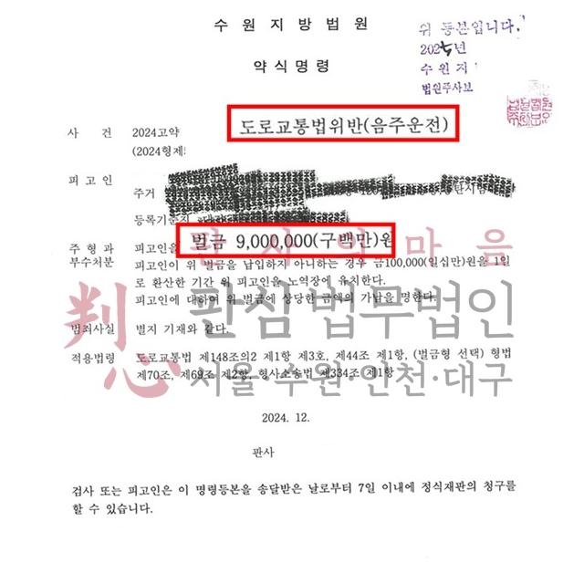 [벌금형] 음주운전2진 | 음주2진에 장거리 운전(20km)으로 문제가 된 사건, 벌금형